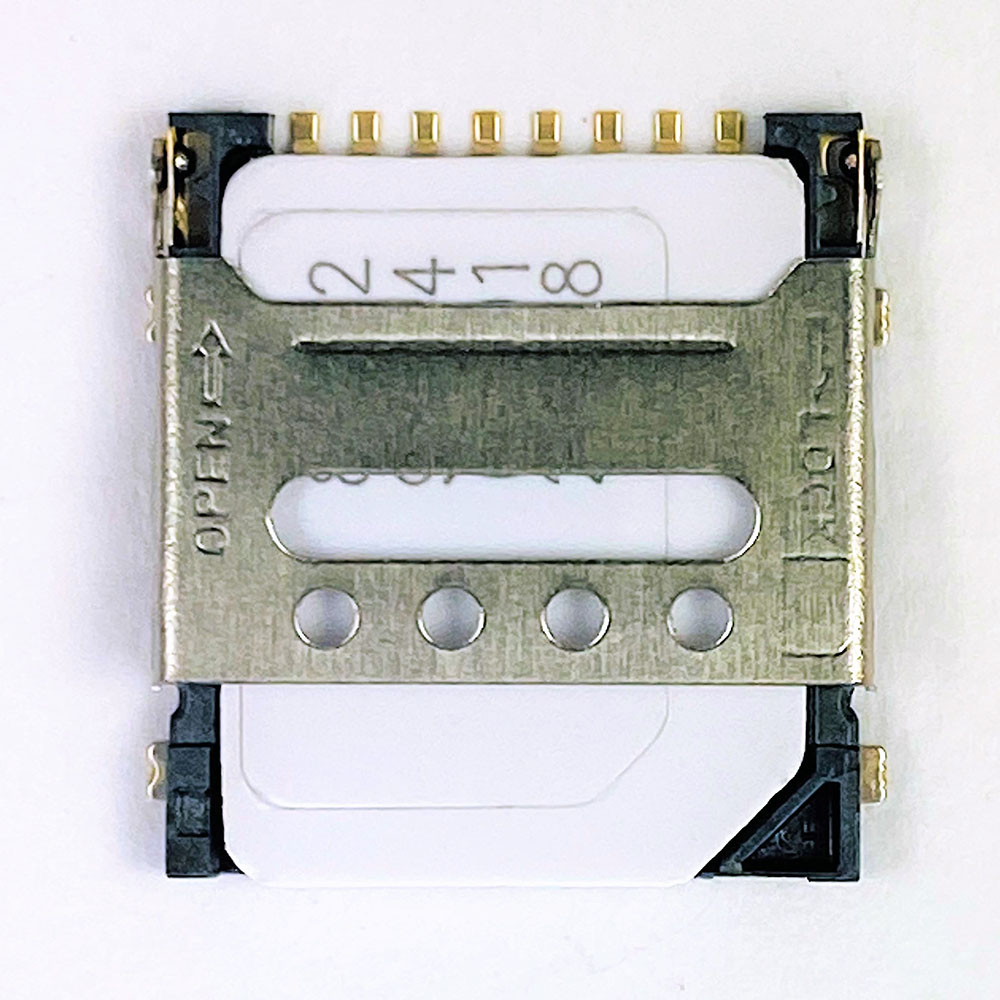P/N: SIM6PP -XXX-IMG_9429 (2) micro SIM card socket Hinge type